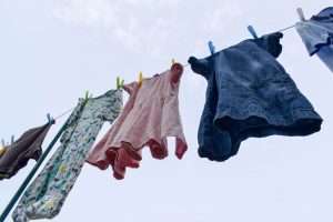 Back Garden Adventures - hang the washing out