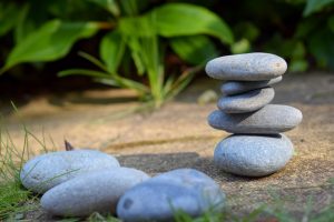 Back Garden Adventures - balancing stones