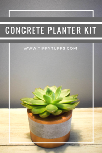 concrete planter kit - crafts - do it yourself - homemade - handmade - crafting