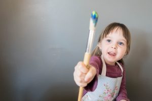 Toddler Crafts - Abstract Mother's Day Card - ready to paint