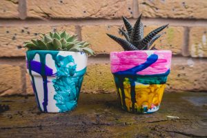 Spring Preparations with Baker Ross - mini flowerpots