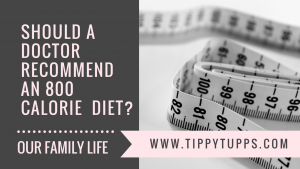 should a doctor recommend an 800 calorie diet - blog post header