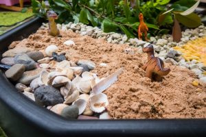 Tuff Tray Ideas - Dino World - the beach