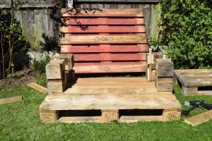 How To Make a Mud Kitchen - starting to come together