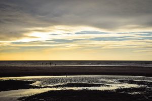 Blackpool illuminations - on the beach