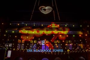 Blackpool illuminations - on the tower