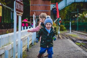 Conwy Valley Railway Museum - running on the platform