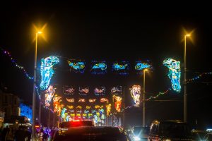 Blackpool illuminations - a drive down the promenade