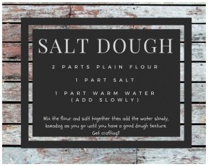 Make Your Own Dinosaur Fossils - salt dough recipe