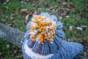 Stash Busting Chunky Bobble Hat - the pom pom!