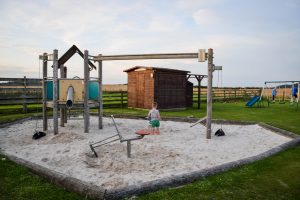 The play area at Curlew Cottage