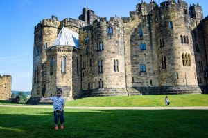 The iconic view of Alnwick Castle