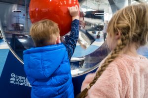 the donation box at RAF Cosford