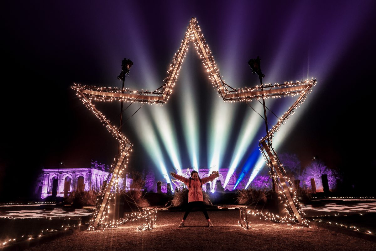 Standing in the spotlight at Trentham Gardens