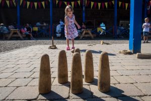 playing skittles