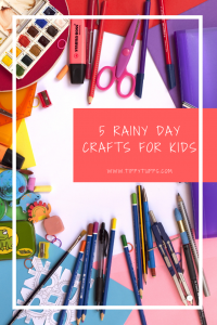 AD | collaboration - as we all know, children can become a challenge on a rainy day. So, to keep everyone entertrained, here are 5 rainy day crafts for kids that they’ll love.