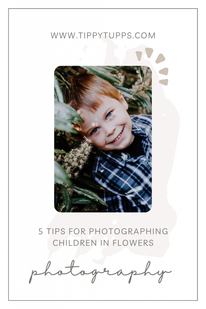 Everything has the potential to provide a beautiful setting, even cow parsley! So, here are my tips for photographing children in flowers.