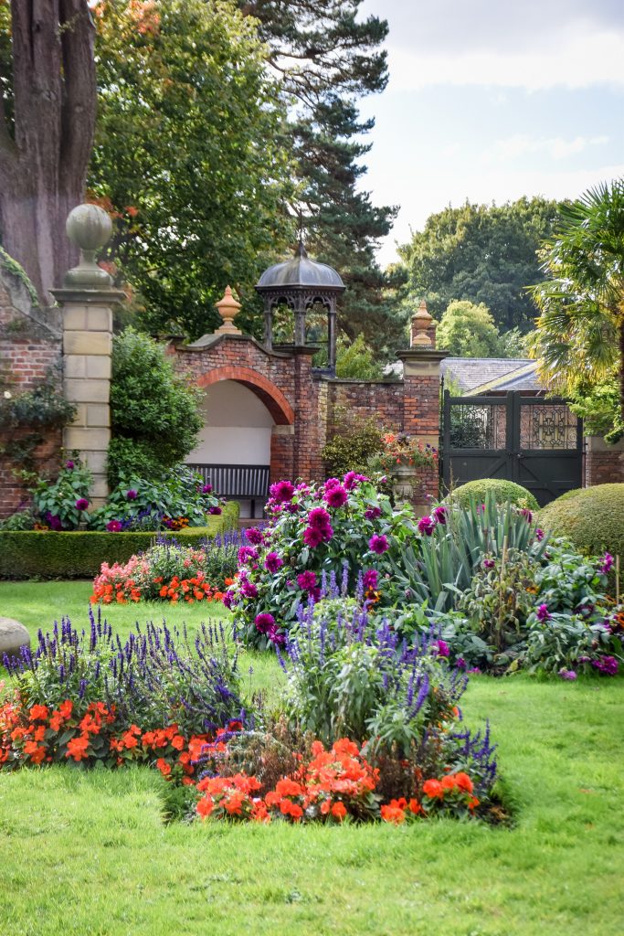 The view across the parterre at Erddig