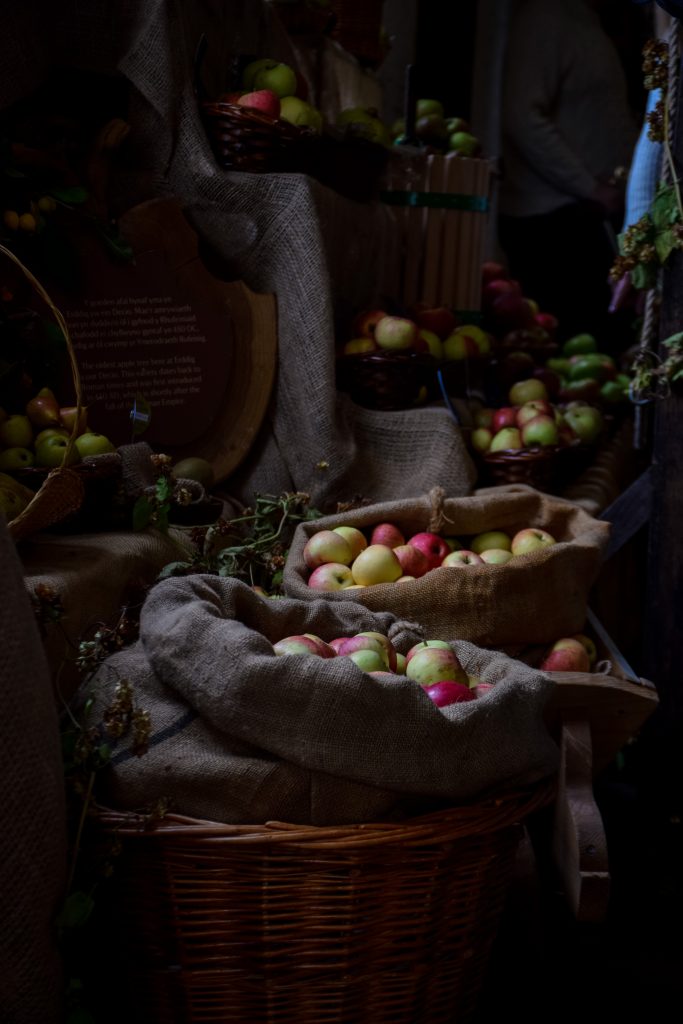 The Erddig apple display