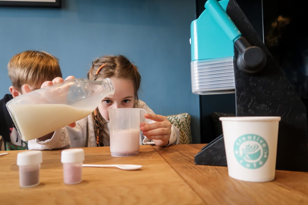 Making measurements for the Creative Café Barista Bar
