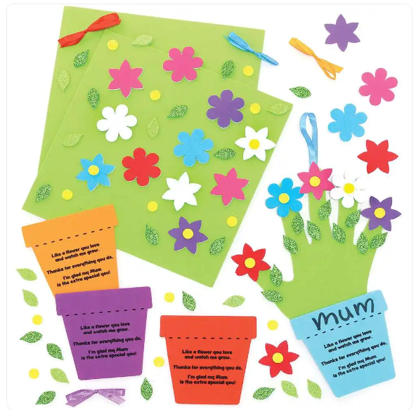 Mother's Day Handprint Poem Decoration Kits