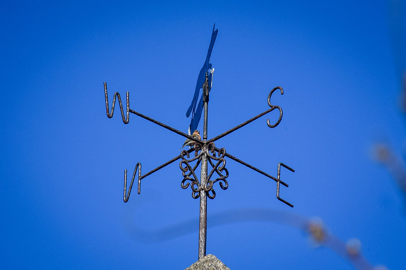 Blue skies at Plas yn Rhiw