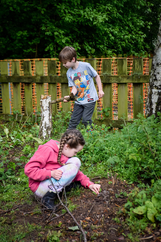 Exploring the campsite