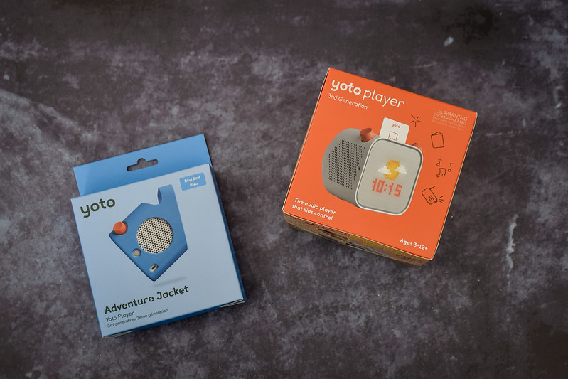 The Yoto player 3rd generation packaging