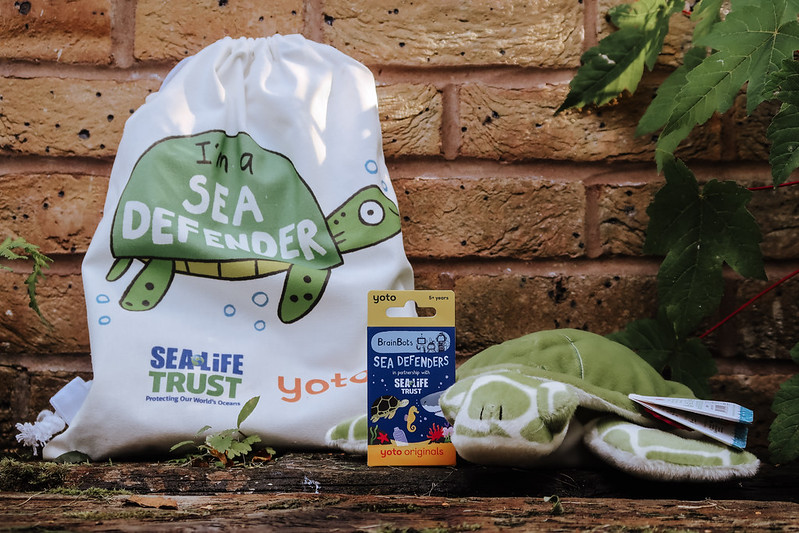 Celebrating the Yoto partnership with the Sea Life Trust.