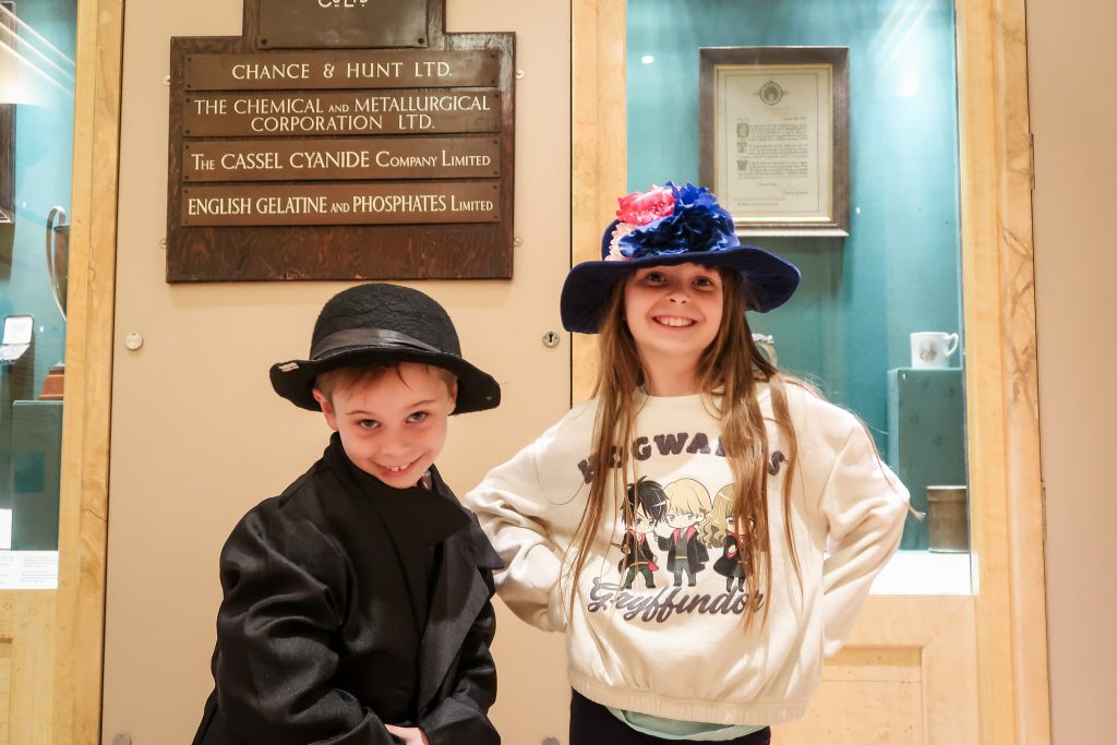 Dressing up at the Catalyst Science Discovery Centre & Museum in Widnes