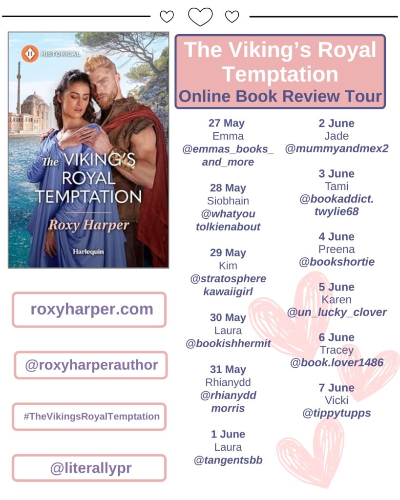 The Viking's Royal Temptation by Roxy Harper book tour