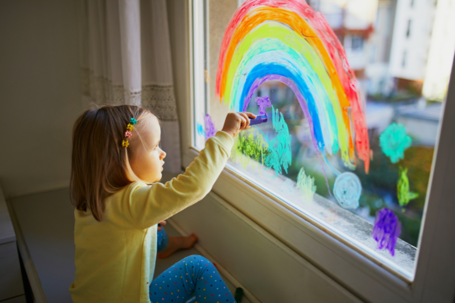 Rainy Day Window Art